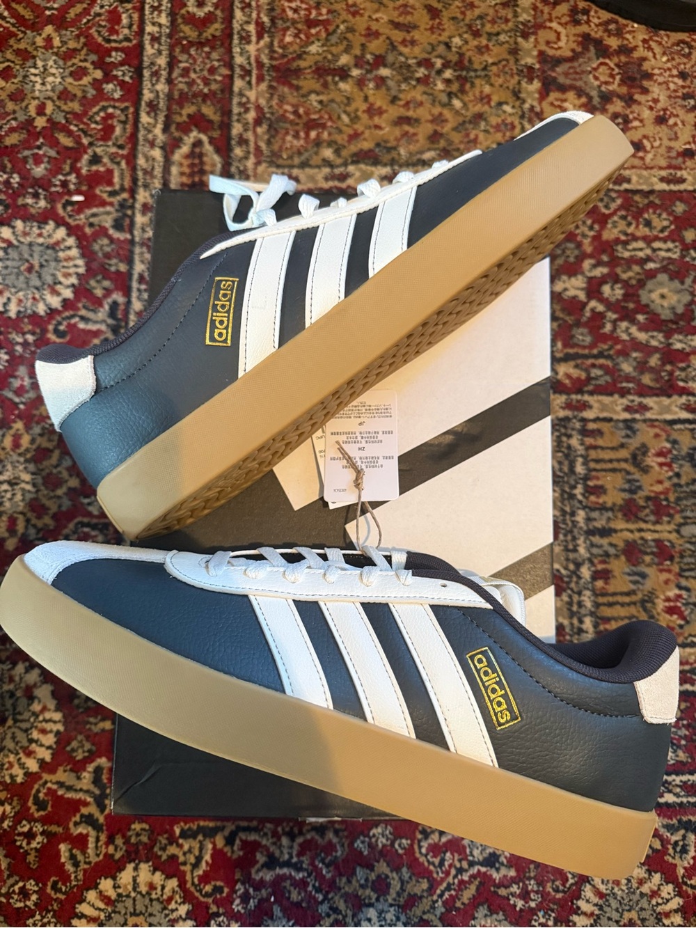 adidas VL Court 3.0 -Navy White Gum Low-Top Sneakers